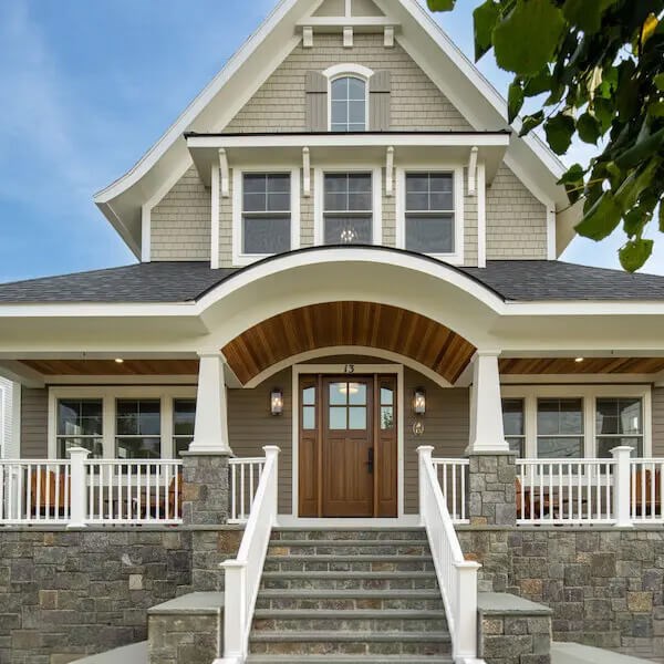 Fiber Cement siding on a home in Idaho