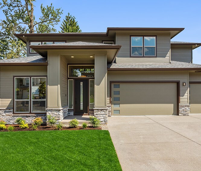 Idaho home with siding