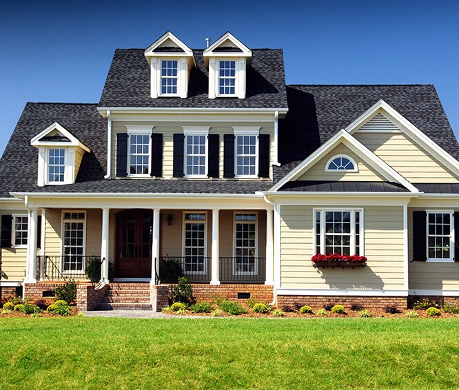 siding being inspected by our expert siding contractors