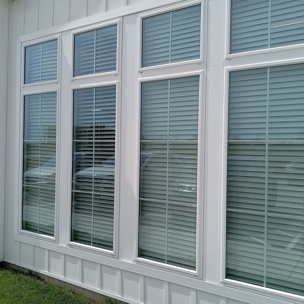 windows side by side on a home