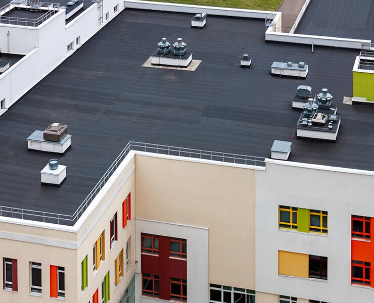 Commercial roofing system in Coeur d'Alene