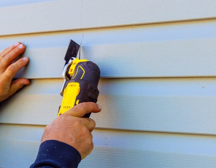 Siding damage repair
