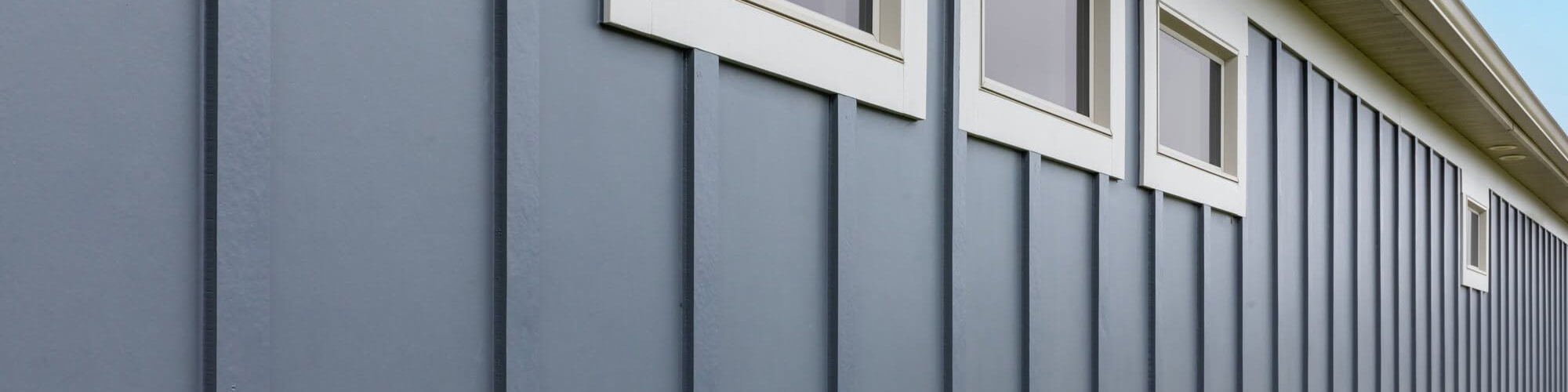 Fiber Cement siding material on a home in Idaho