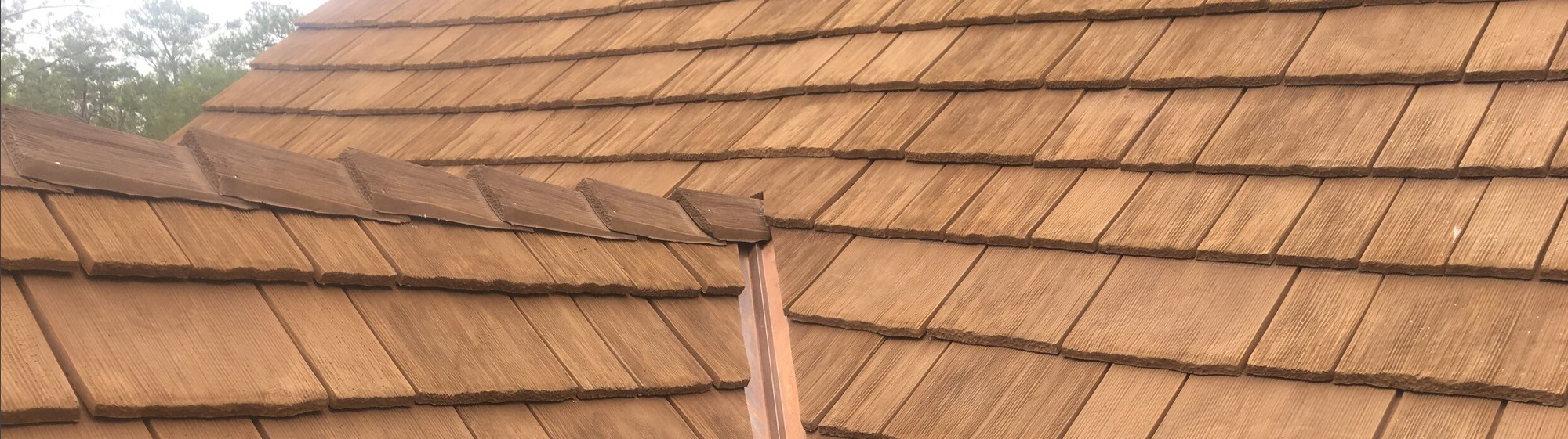 synthetic cedar roofing installed in spokane