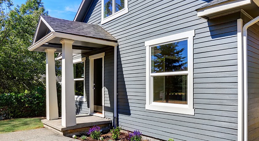 New siding on a home in Idaho