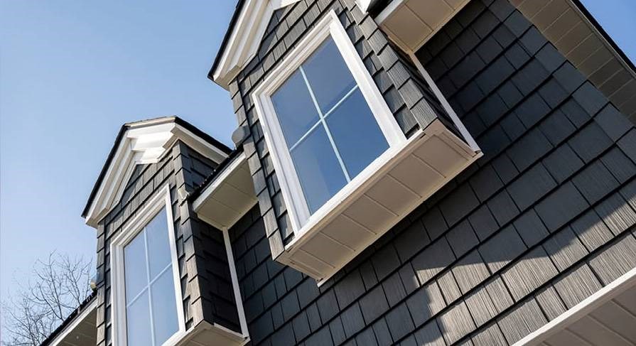 Picture window on the second story of a home in Washington
