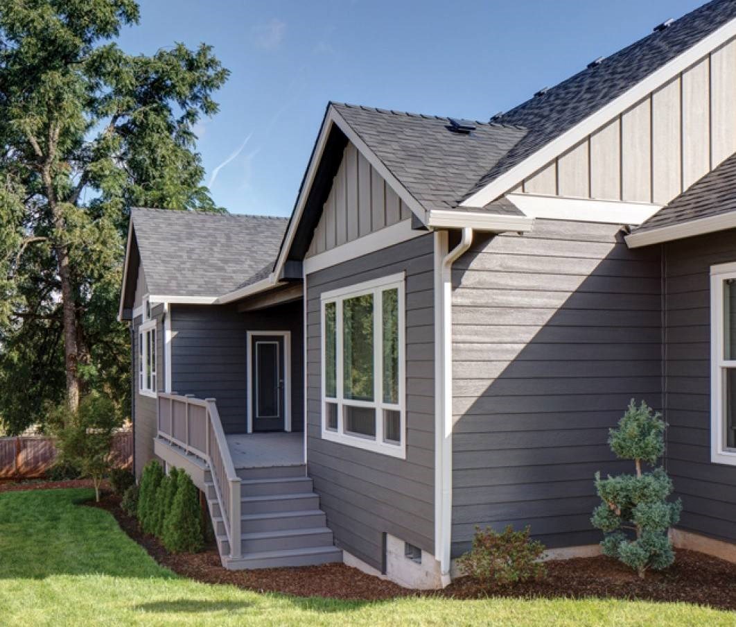 Siding on a home in Idaho