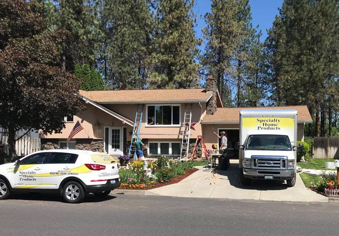 our roofers in Spokane replacing a ref